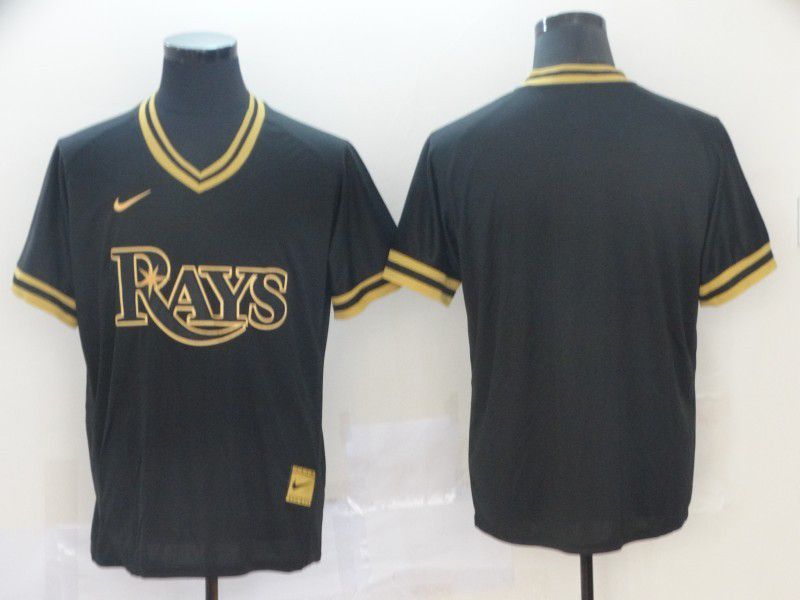 Men Tampa Bay Rays Blank Black gold Game Nike 2022 MLB Jersey